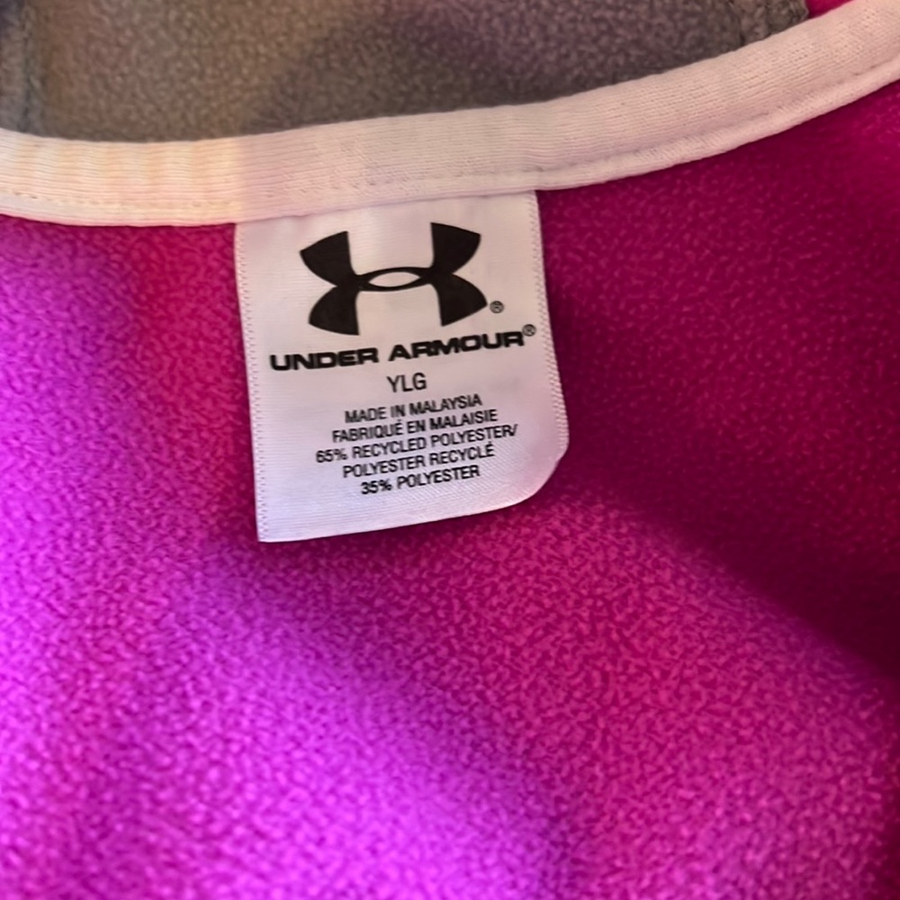 Under Armour youth large zip hoodie